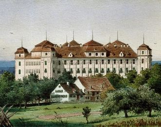 Neues Schloss Tettnang, Karte von 1871
