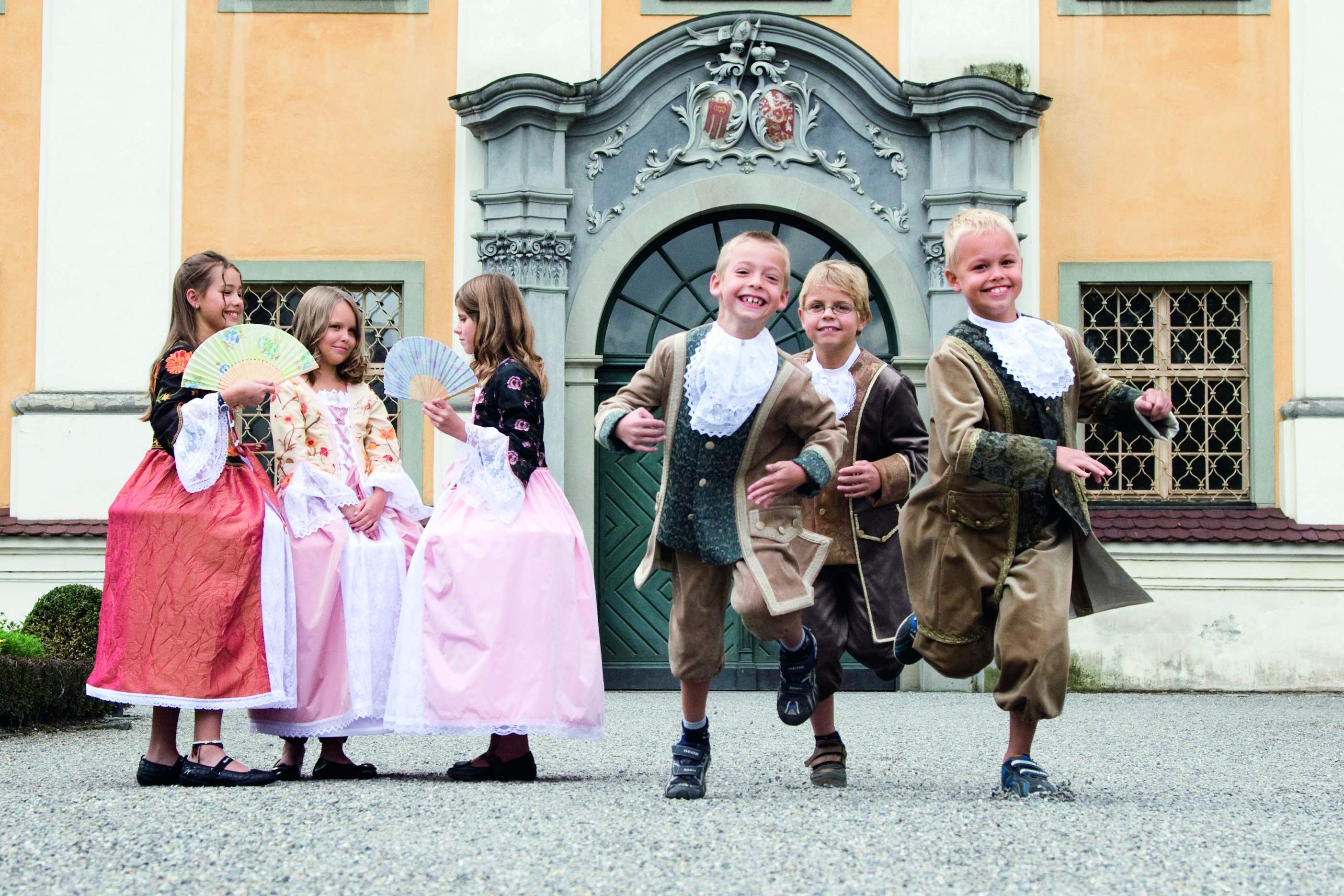 Kinder im Schloss Tettnang