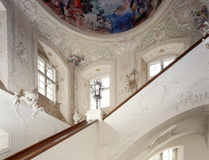 Neues Schloss Tettnang, Nördliches Treppenhaus