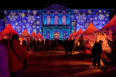 Schloss Bruchsal, Adventsmarkt im Ehrenhof