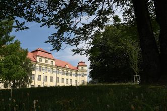 Fernsicht auf das Neue Schloss Tettnang