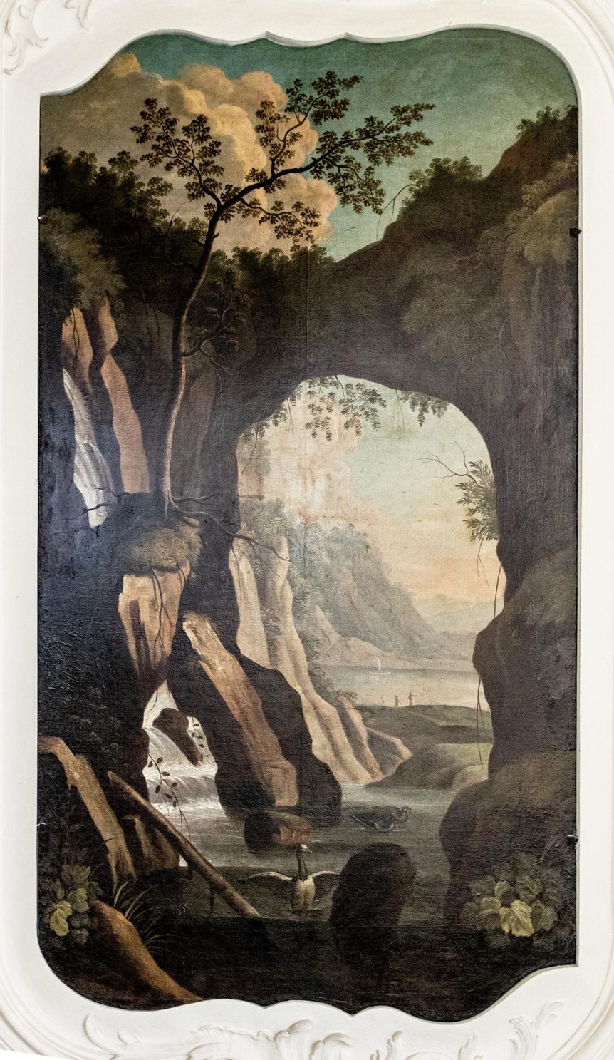 Neues Schloss Tettnang, Gemälde im Korridor 