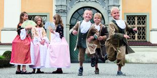 Kinder im Schloss Tettnang